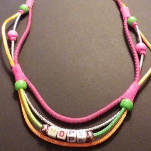 Hope-filled Bungee Cord Necklace